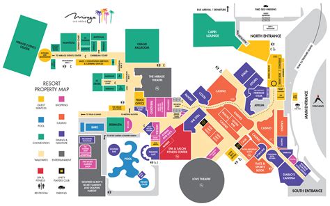 mgm property map|mirage las vegas floor map.